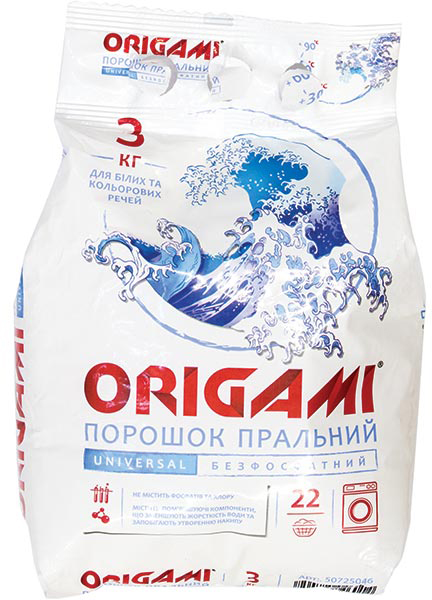 Порошок пральний ORIGAMI Universal, універсальний, 3кг